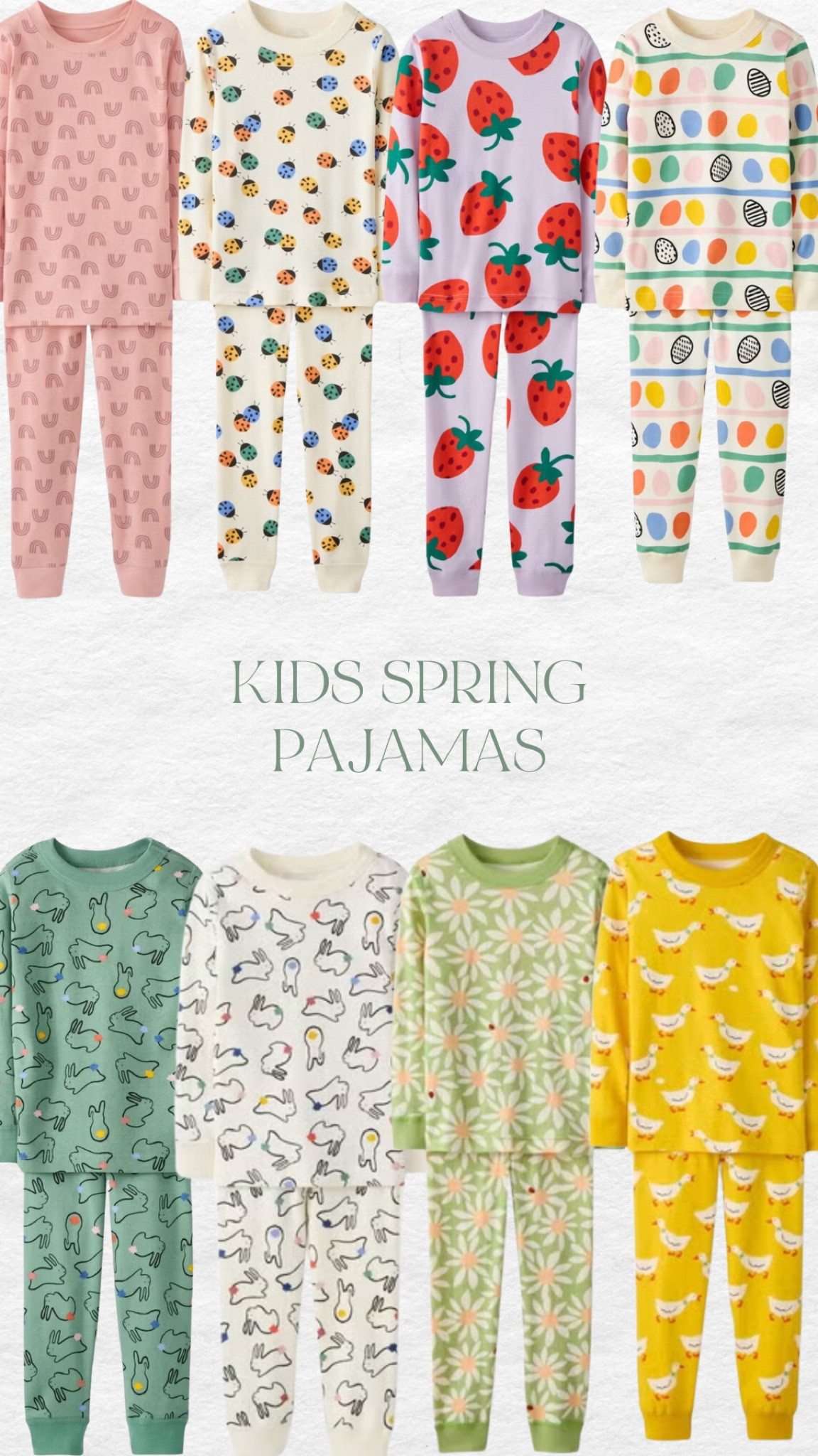 Kids spring pajamas! 

Kids pajamas/ spring pajamas/ Easter pajamas 



#LTKKids #LTKSeasonal