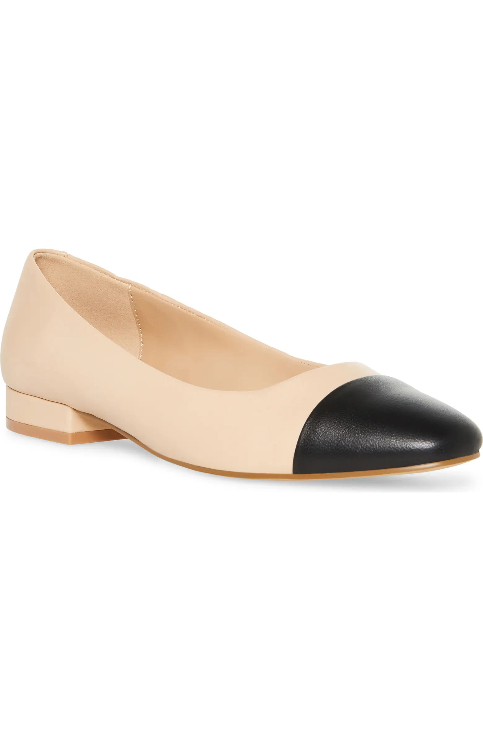 Blair Cap Toe Ballet Flat (Women) | Nordstrom