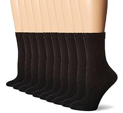 Hanes Women's 10-Pair Value Pack Crew Socks | Amazon (US)