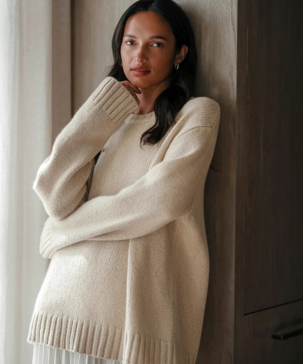 Cashmere Amelia Crewneck | Jenni Kayne