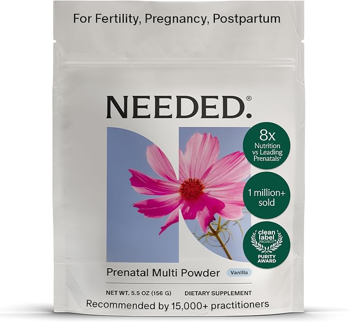 Needed. Prenatal Multivitamin Powder with Choline - for Prenatal, Pregnancy, Breastfeeding, Postp... | Amazon (US)