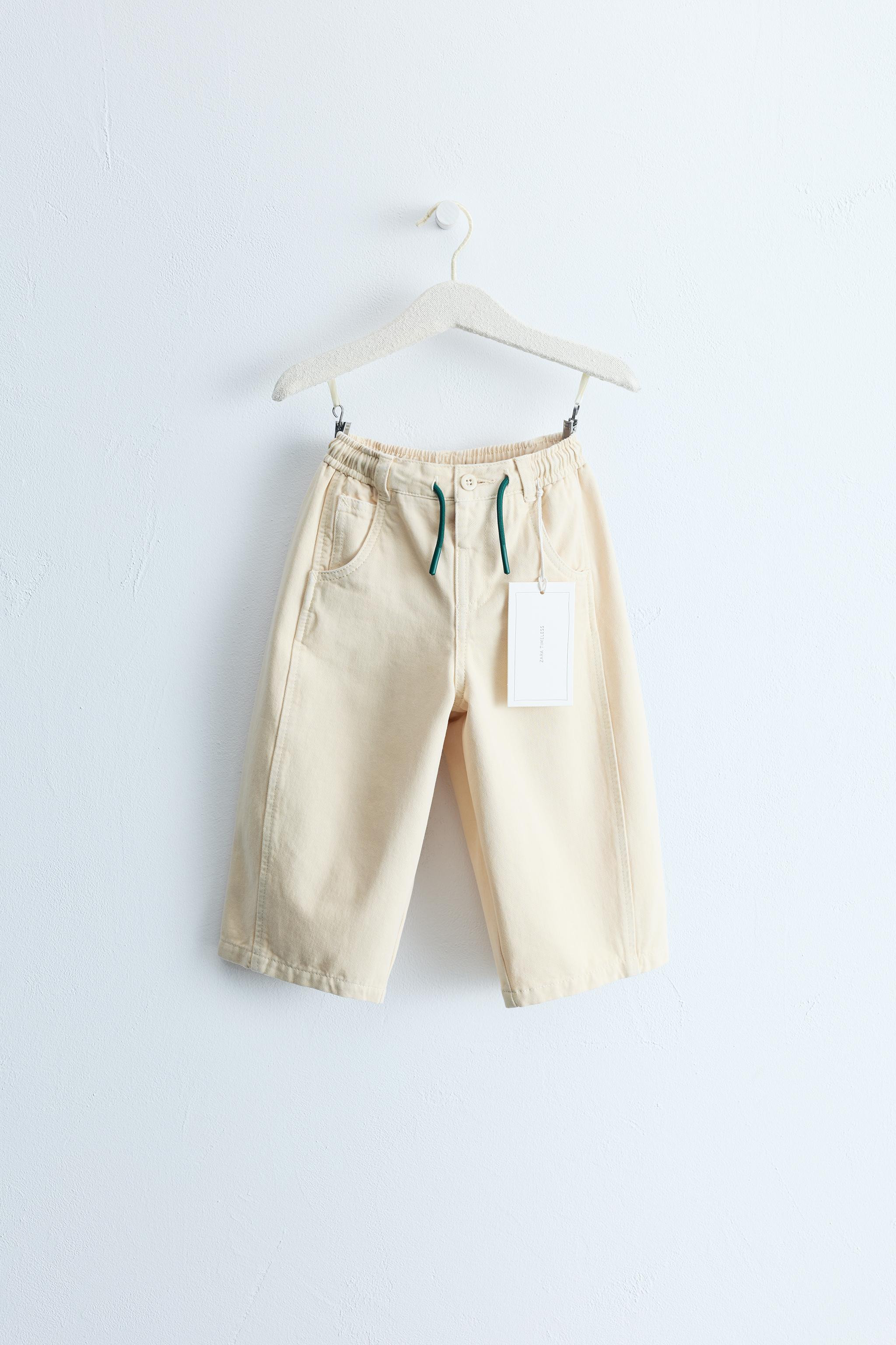 ZARA TIMELESS - BALLOON PANTS WITH CONTRASTING DRAWSTRINGS | Zara US