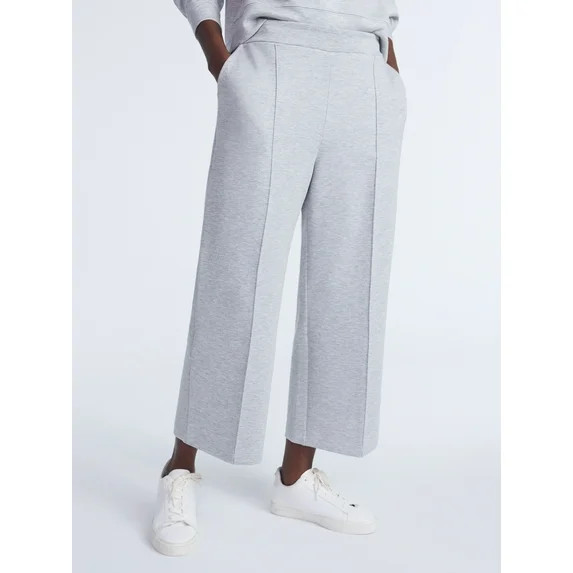 Scoop Women's and Women's Plus New Scubaknit Cropped Pants, Sizes XS-4X - Walmart.com | Walmart (US)