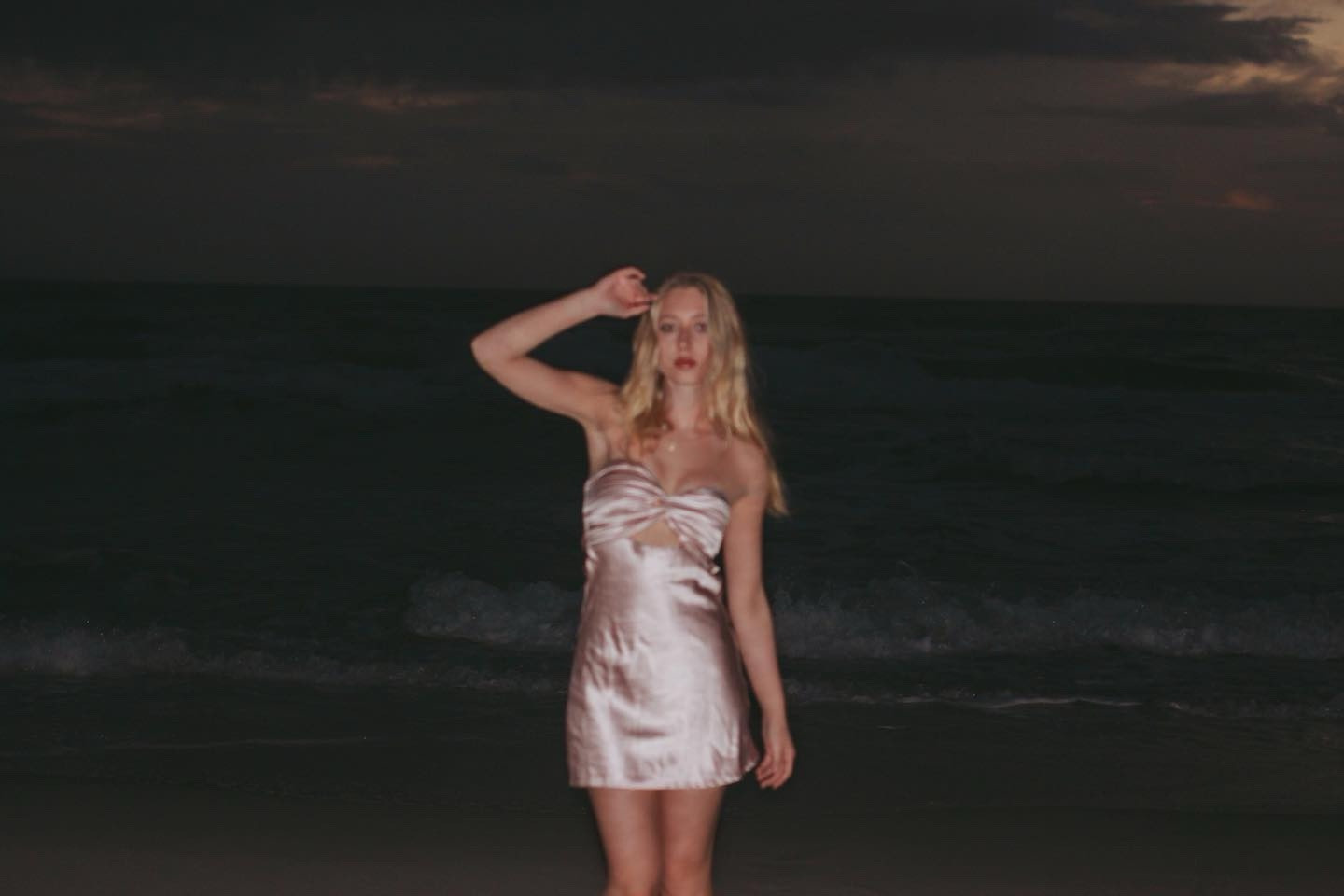 Pale Pink Satin Dress 

#LTKSeasonal