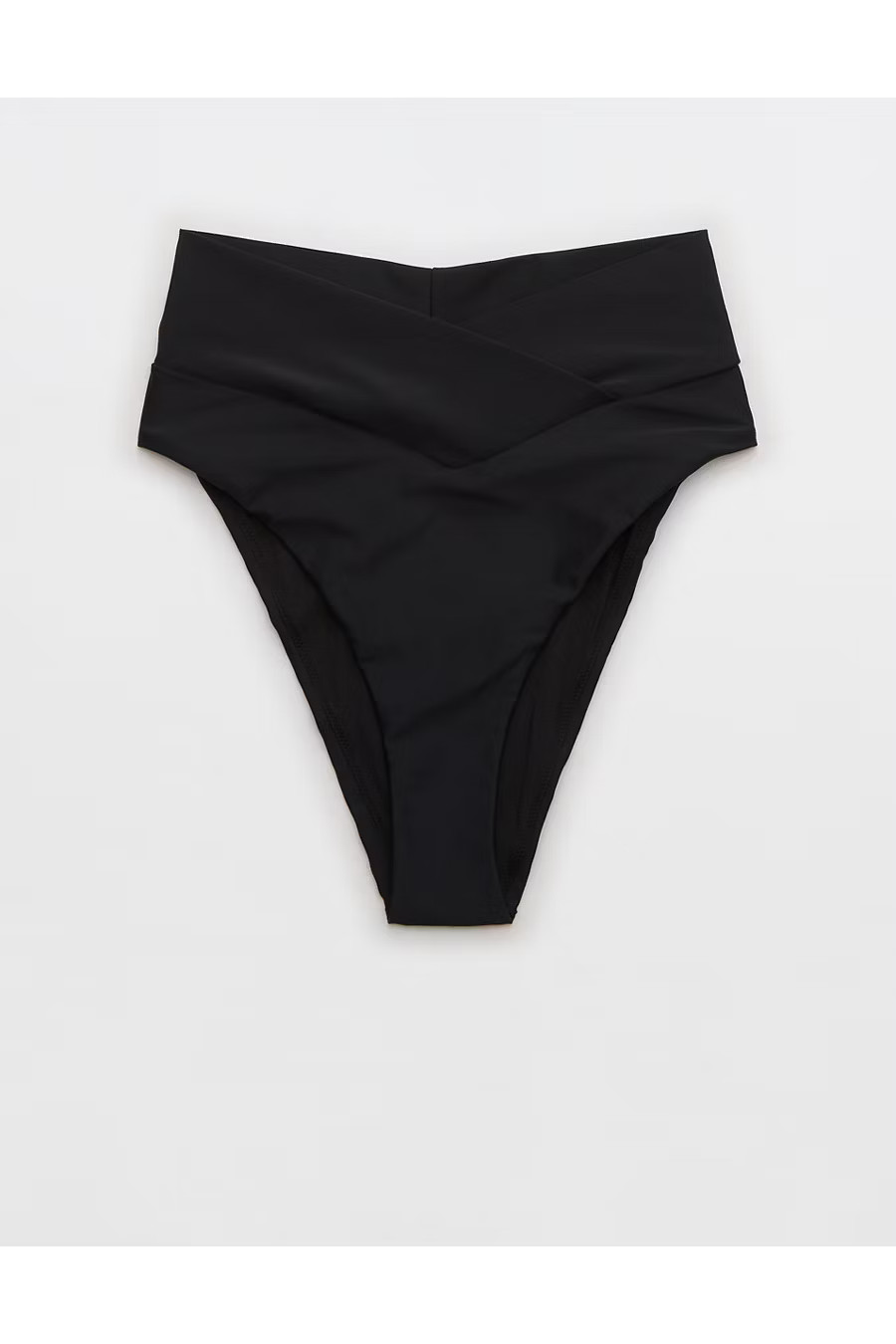 Aerie Crossover High Cut Cheeky Bikini Bottom | Aerie
