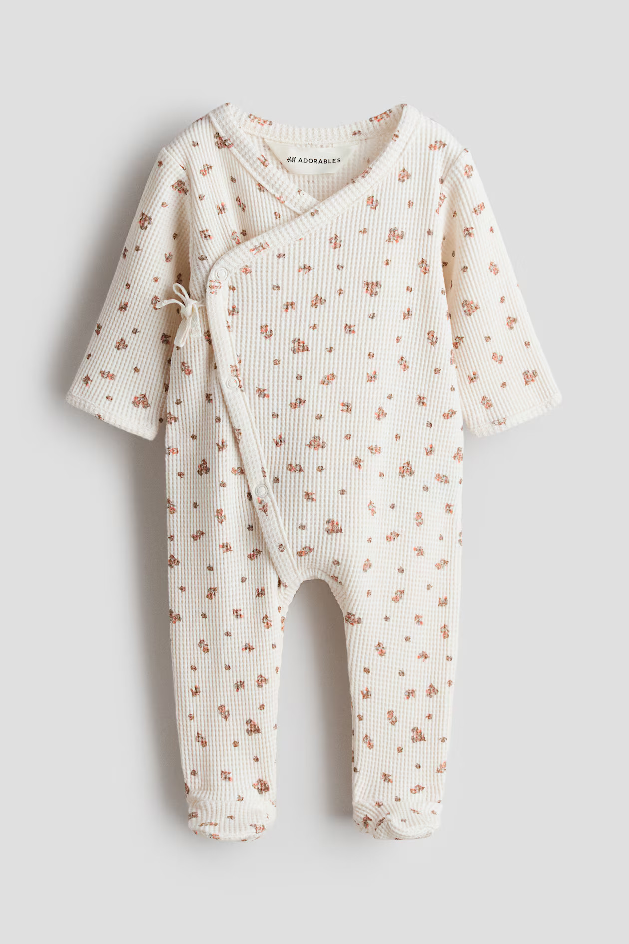 Waffled cotton romper suit | H&M (UK, MY, IN, SG, PH, TW, HK)
