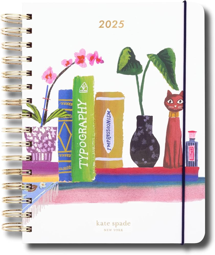 Kate Spade New York Large 12 Month 2025 Planner with Monthly and Weekly Spreads, Sticker Sheet, N... | Amazon (US)