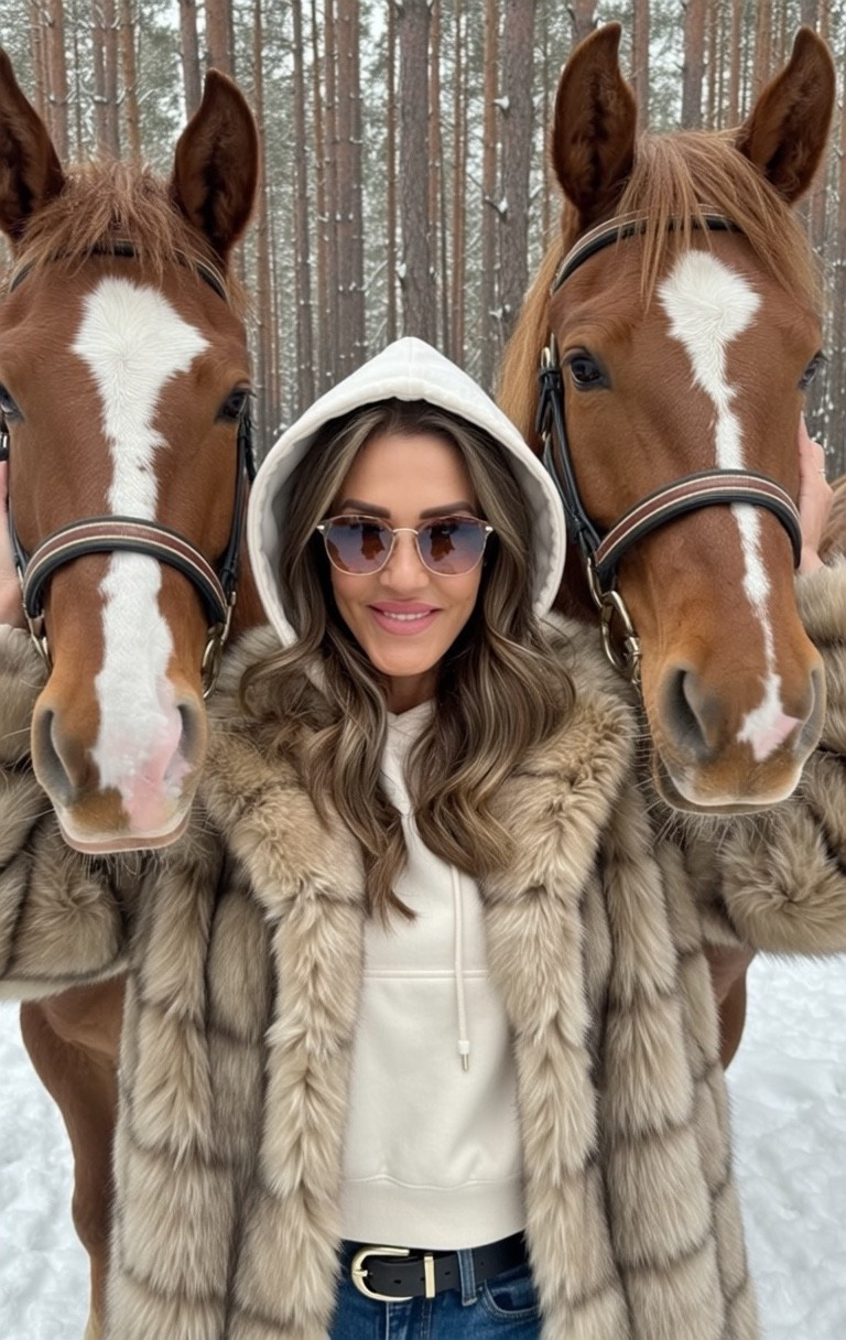 Winter wonderland vibes with my favorite companions 🐴❄️

There’s nothing quite like a snowy day spent with these beauties! Staying cozy in my fur-trimmed hoodie while soaking up all the peaceful winter magic. Sometimes the best moments are the simplest ones.

#LTKStyleTip, #LTKSeasonal, #LTKFindsUnder100

#LTKBeauty #LTKHoliday #LTKSeasonal