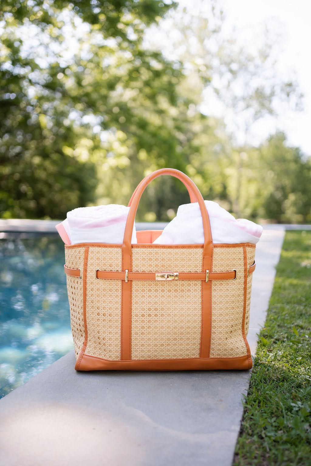 Palmer- Cane Tote Bag | Lisi Lerch Inc