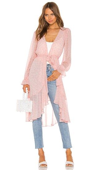 Ruffle Duster With Peasant Sleeve | Revolve Clothing (Global)