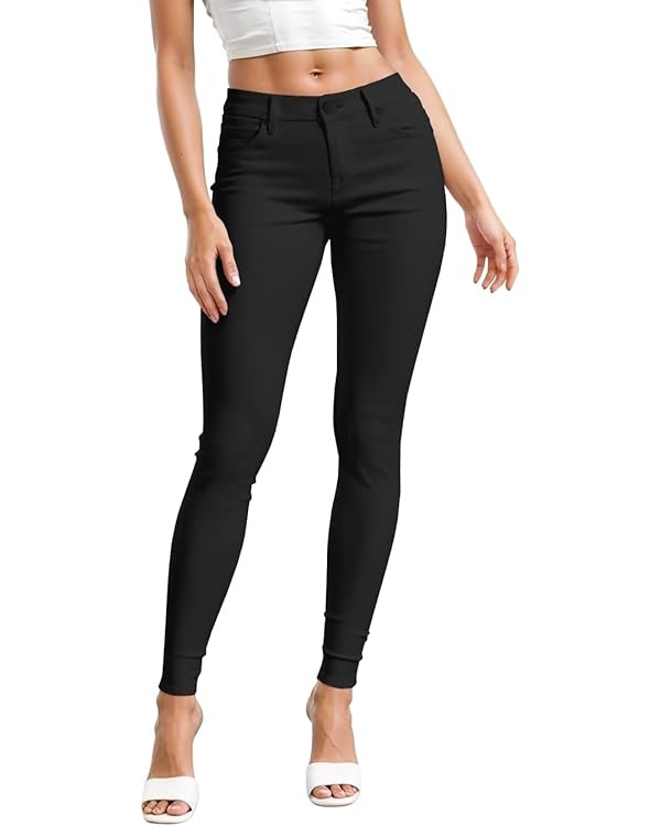Hybrid & Company Womens Hyper Ultra Stretch Comfy Skinny Leg Work Casual Pants | Amazon (US)