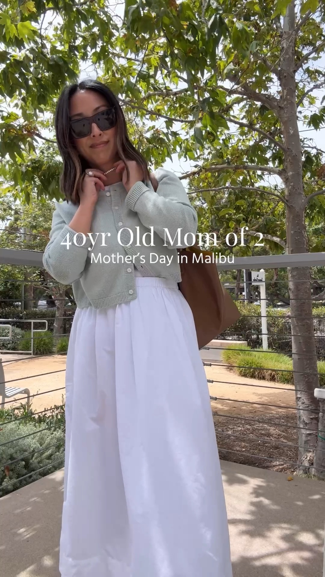 What I wore to Mother’s Day in Malibu. We celebrated a day early with the fam. Wore these comfy pieces from Aritzia!

Aritzia cardigan xs
Aritzia skirt xs
Mansur Gavriel tote
Loeffler Randall ballet flats 35
Dorsey James necklace 15”
Electric Picks earrings

#LTKmomlife #LTKPetite