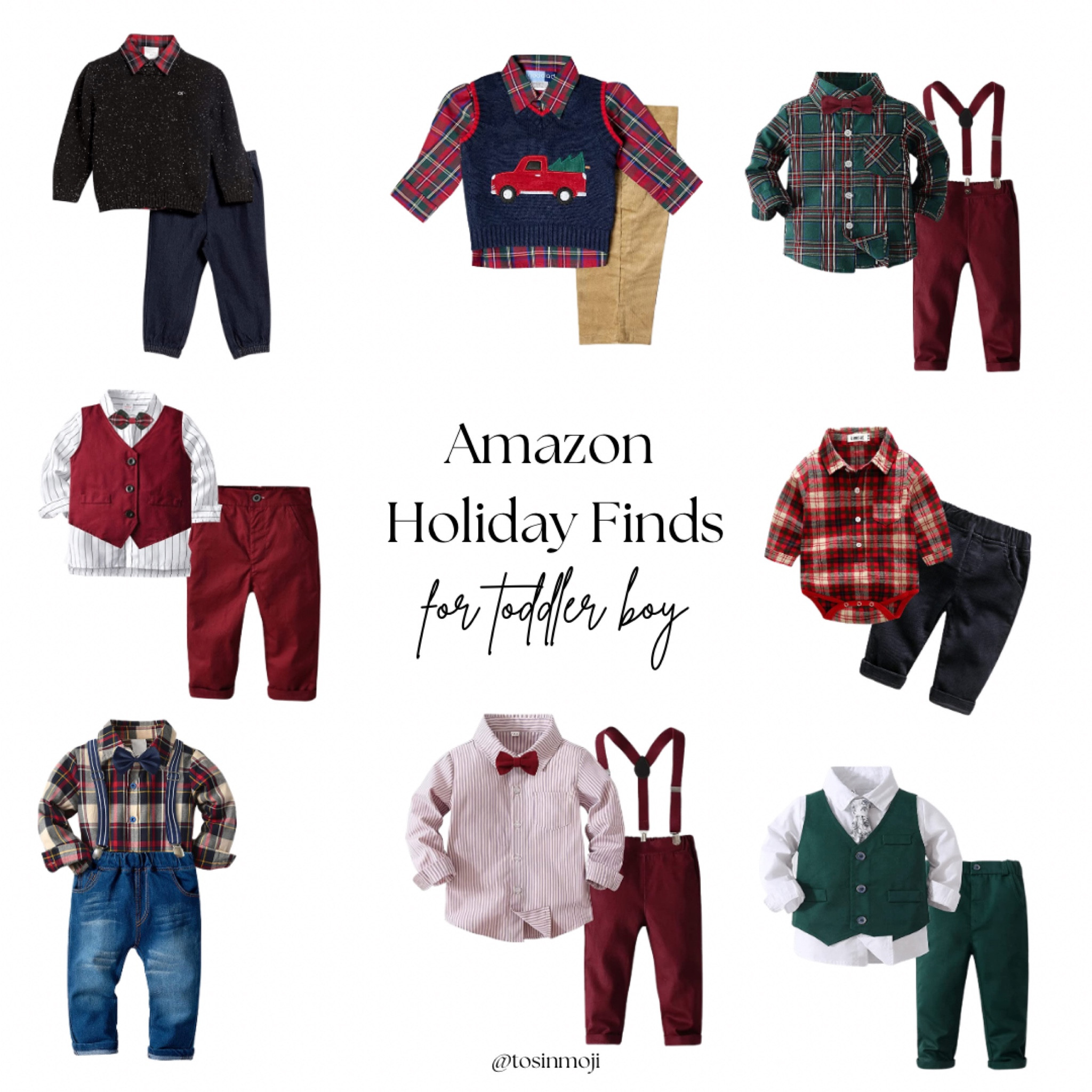 Holiday toddler boy outfit finds from Amazon. 

#LTKHoliday #LTKSeasonal #LTKkids