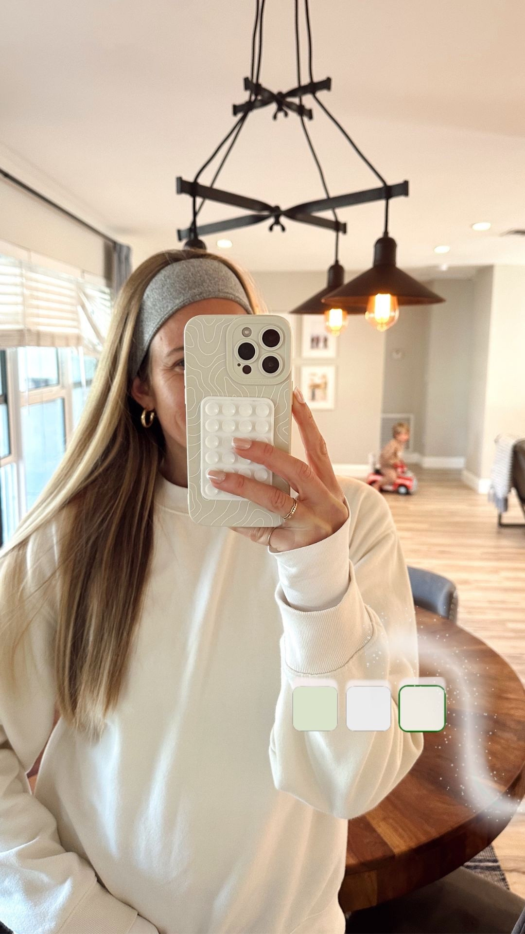 ootd ! 
these earrings are so lightweight 
+ sweater is the comfiest (!!!) wearing a large — i love oversized 🤍

#LTKFindsUnder50 #LTKSeasonal