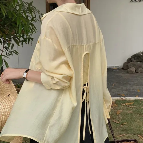 Wapiti - V-Neck Plain Ribbed Camisole Top / Button-Up Shirt | YesStyle Global