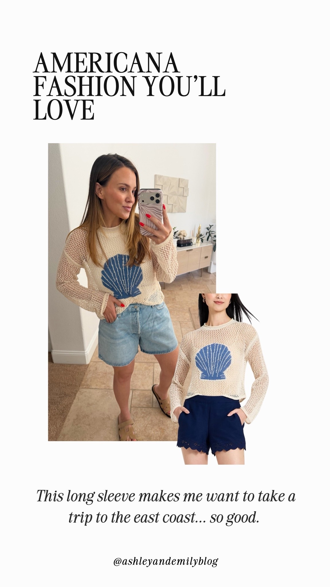 This long sleeve makes me want to take a trip to the east coast... so good. @Target