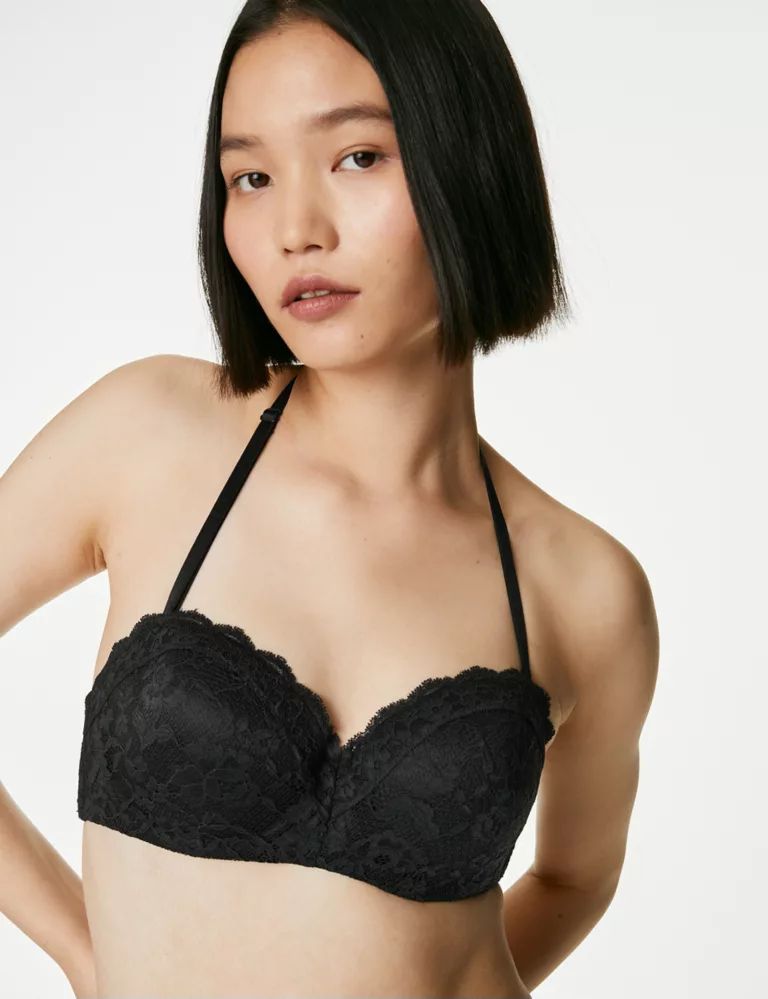 Lace Wired Strapless Bandeau Bra A-E | Marks & Spencer (UK)