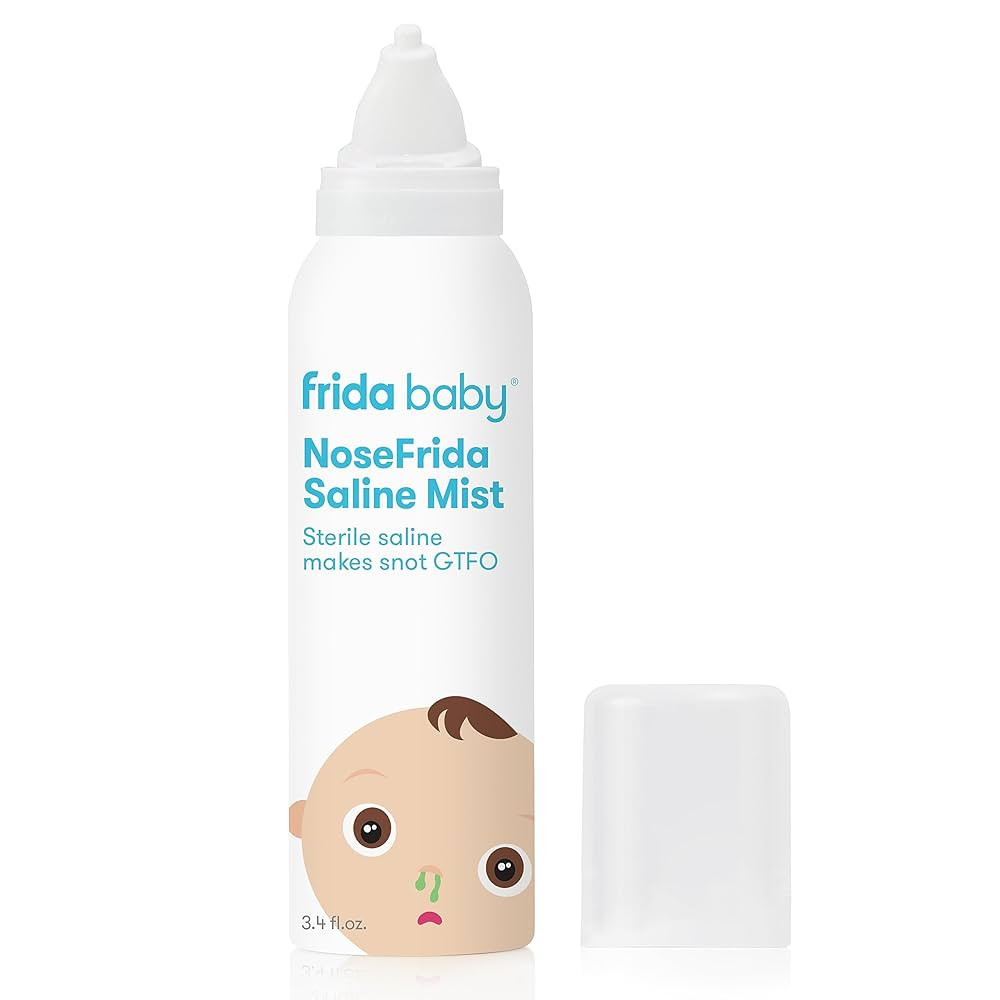 Frida Baby NoseFrida Saline Mist Spray, Baby Saline Nasal Spray Decongestant for Allergy Relief a... | Amazon (US)