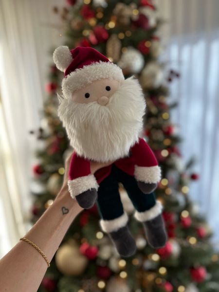 The cutest Santa toy, my little girl loves it - Jellycat Jolly Santa Stuffed Christmas Plush 

#LTKHoliday #LTKSeasonal #LTKkids