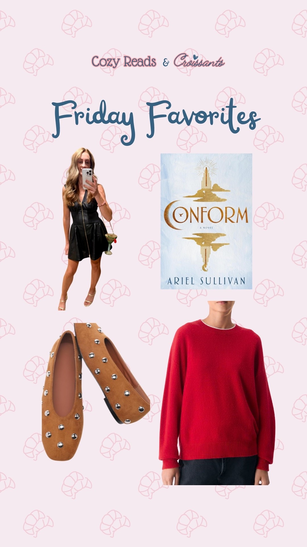 A holiday dress, a romantasy, Amazon ballets and a sweater that pops for your Friday favorites round up!

#LTKSeasonal #LTKOver40 #LTKHoliday