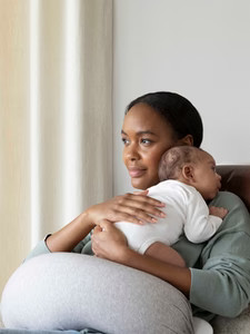 Nursing Pillow - Grey Melange | bbhugme INC