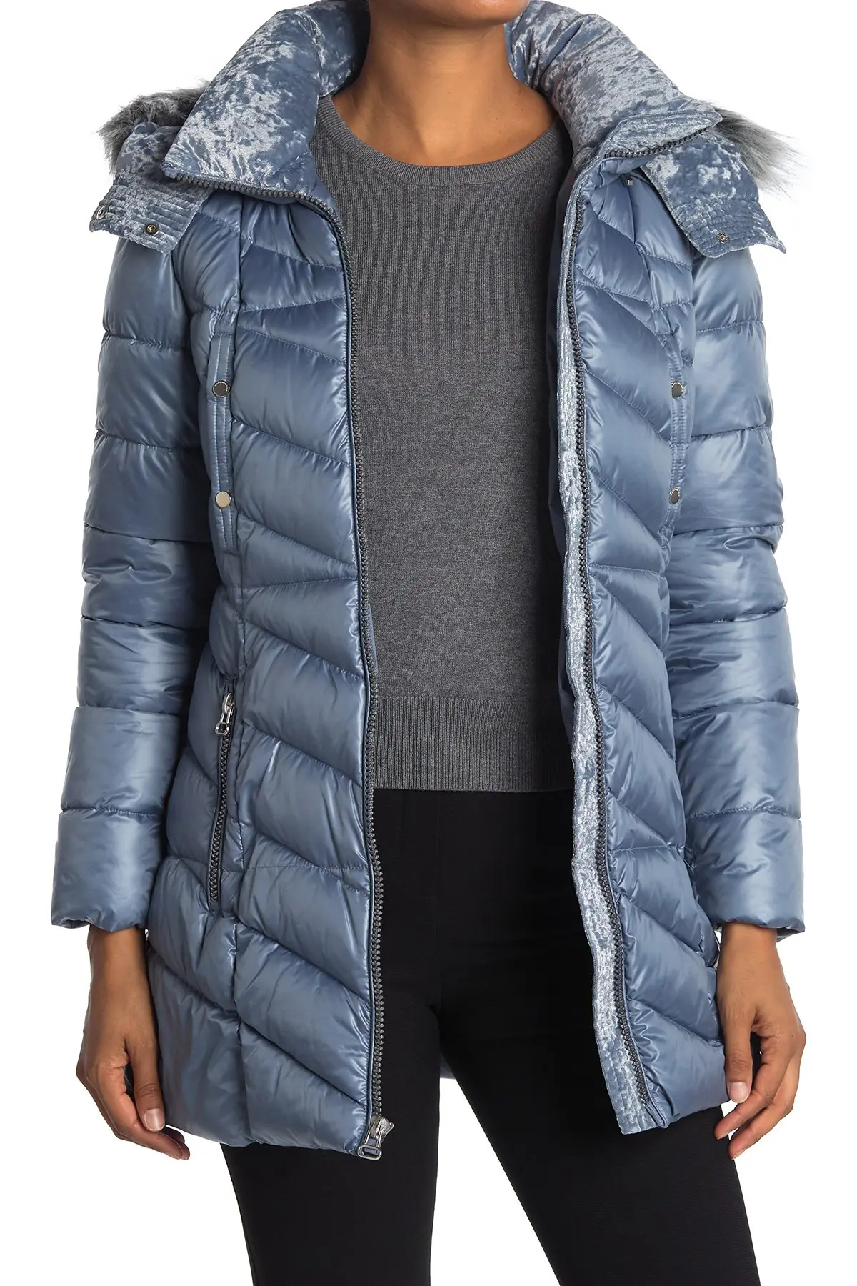 Andrew Marc | Shirley Faux Fur Trim Puffer Parka | Nordstrom Rack | Nordstrom Rack