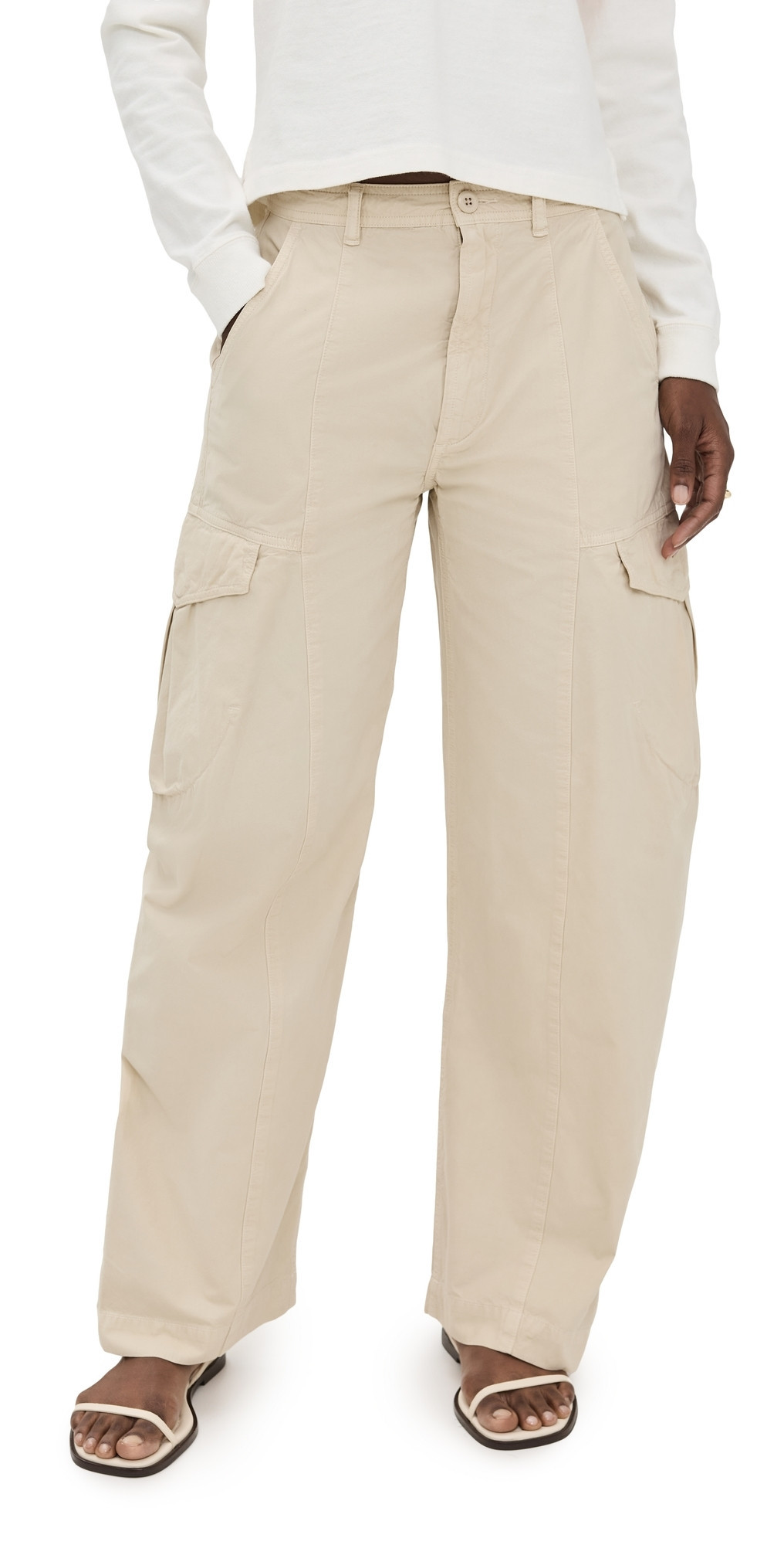 Polo Ralph Lauren Cotton Tech Blend Ankle Cargo Pants Sand 0 | Shopbop
