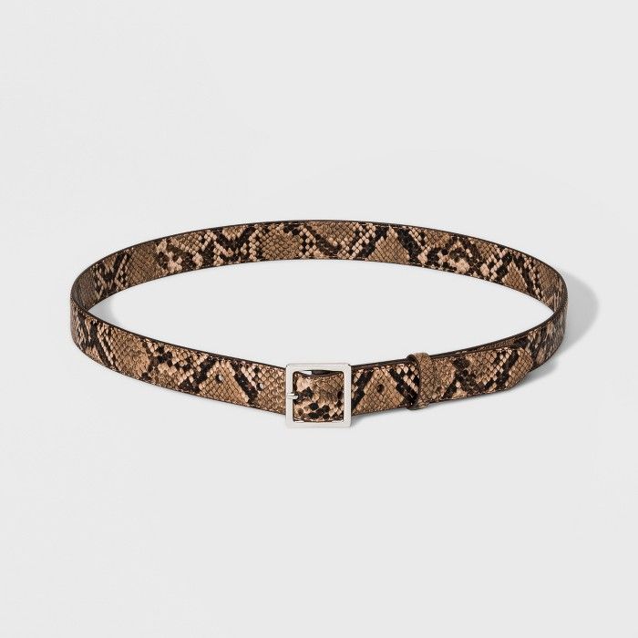 Women's Exotic Belt - A New Day™ Snake | Target