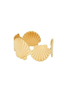 petit moments Shell Cuff in Waterproof & Gold from Revolve.com | Revolve Clothing (Global)