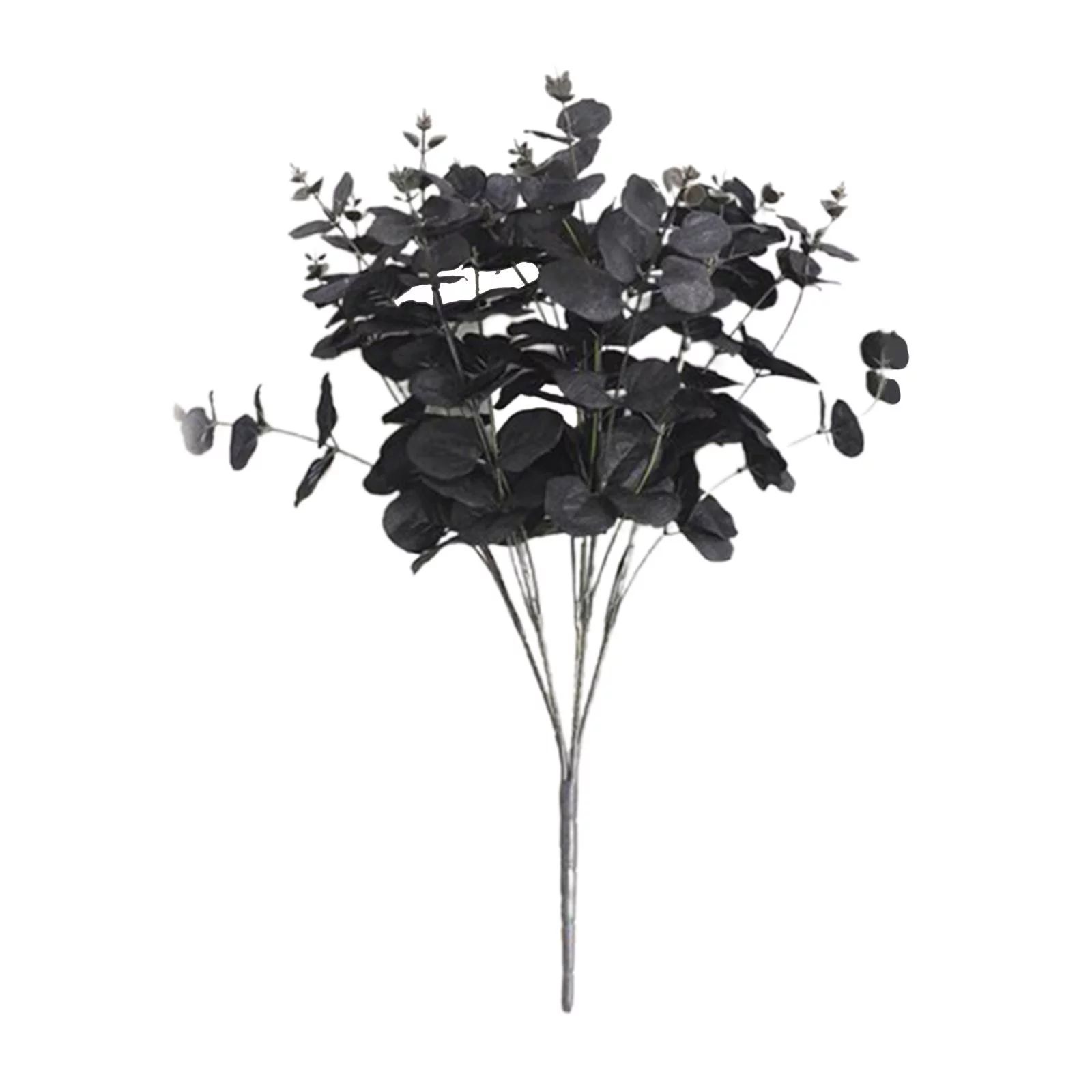 Artificial Eucalyptus 20 Branches Dried Eucalyptus Stems for Flower Arrangements Black | Walmart (US)