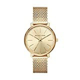 Michael Kors Pyper Three-Hand Gold-Tone Stainless Steel Mesh Women's Watch (Model: MK4339) | Amazon (US)