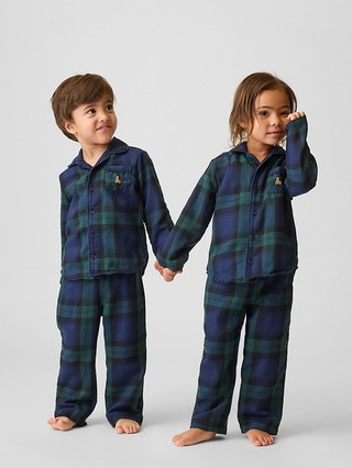 Baby & Toddler Recycled Flannel PJ Set | Gap (US)