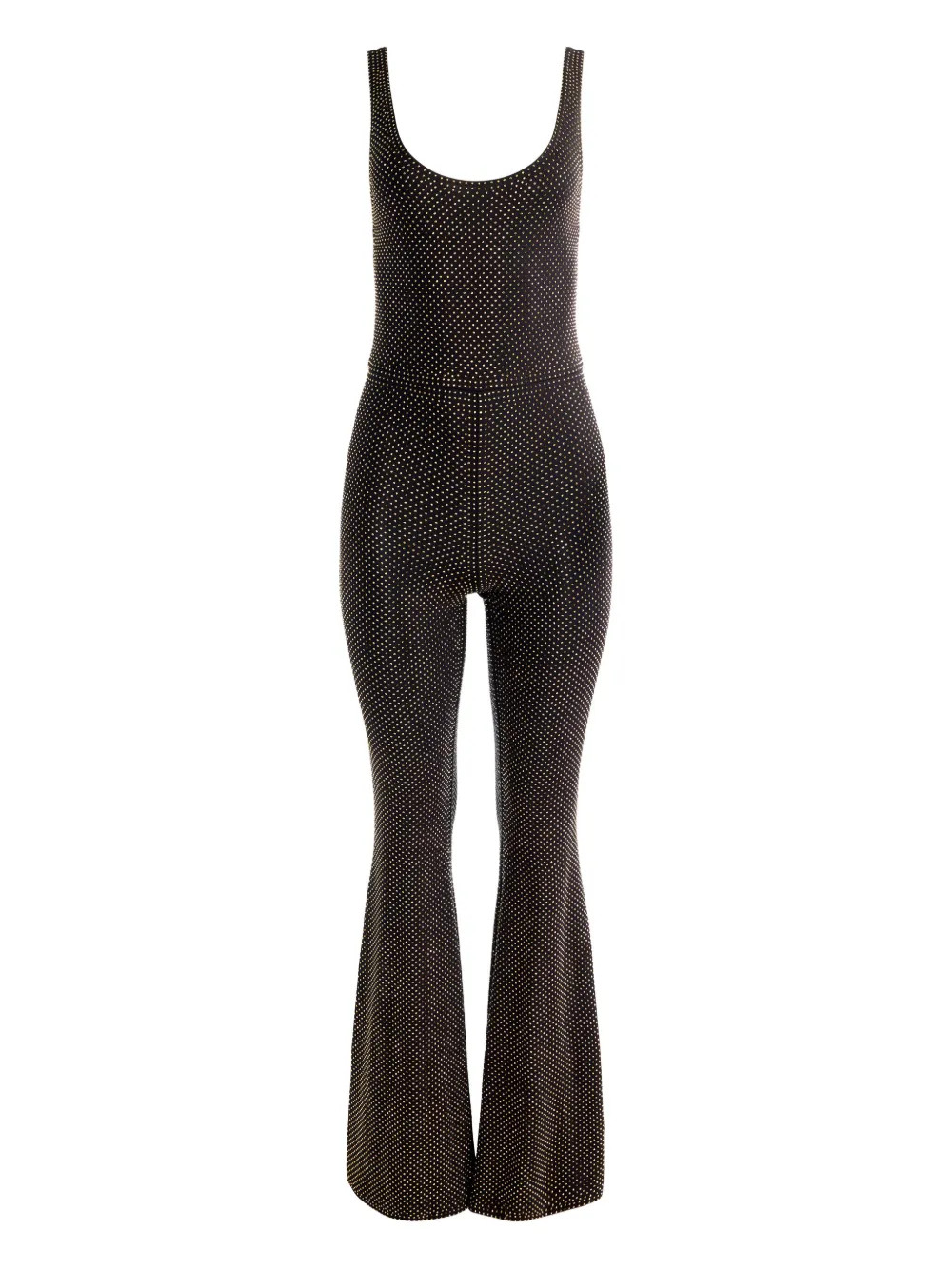 Alice + Olivia Teresa Embellished flared-hem Jumpsuit | Black | FARFETCH | Farfetch Global