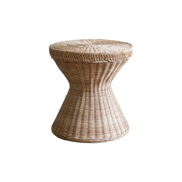 Cape Cod Wicker Side Table | Cailini Coastal