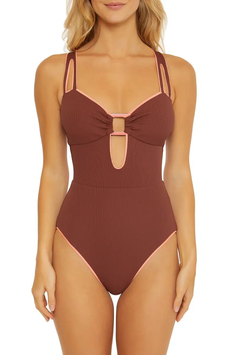 Fine Line One-Piece Swimsuit | Nordstrom