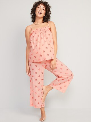Maternity Cami Pajama Top & Pants Set | Old Navy (US)