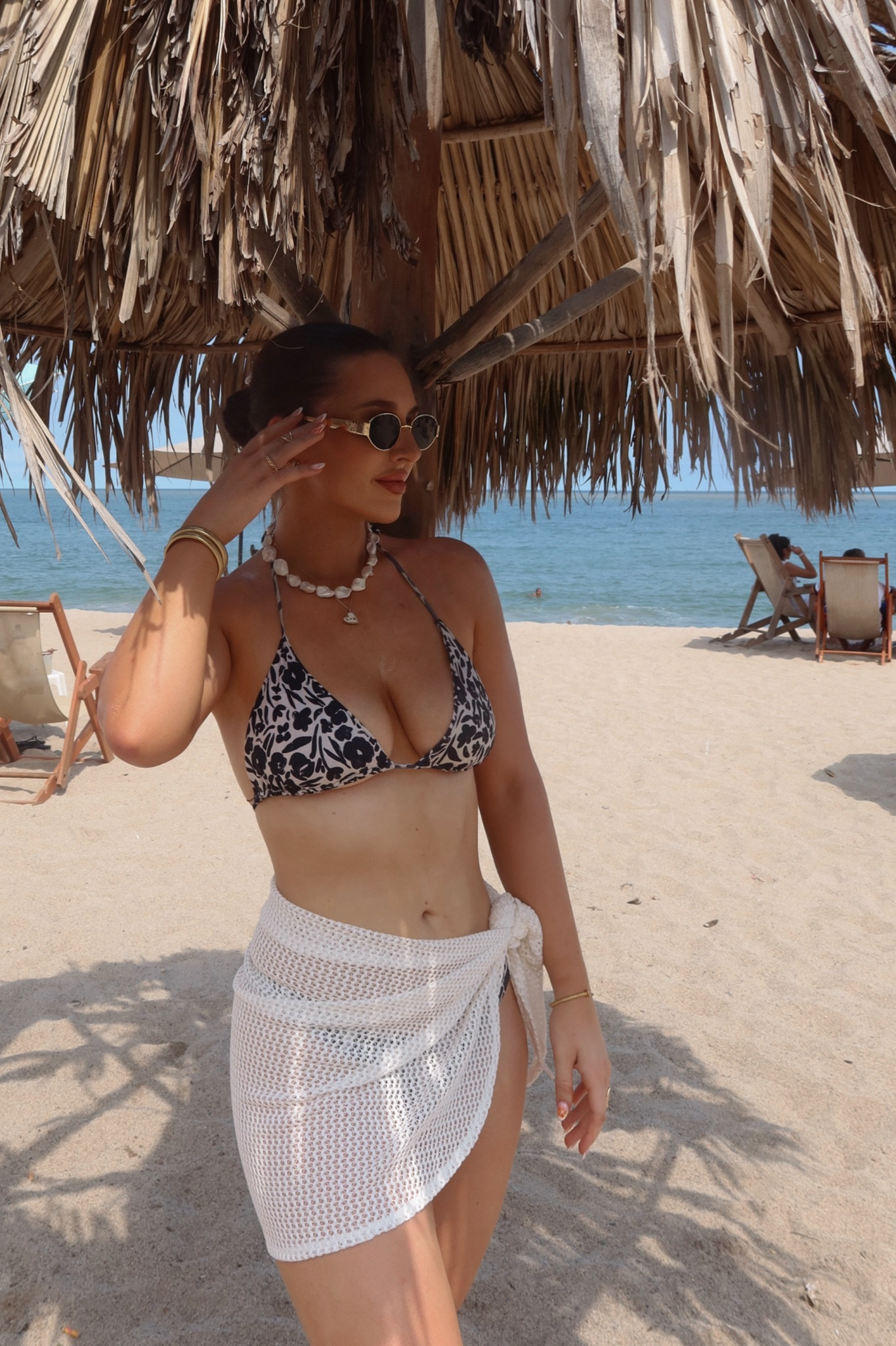 Swim details ☀️🖤🤍 

Bikini from @peixoto 

#LTKSwim #LTKStyleTip #LTKSummerSales