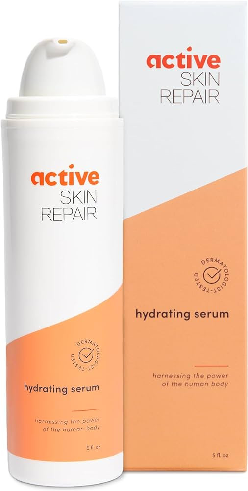 Active Skin Repair Face and Body Hydrating Serum, EWG Certified Hyaluronic Acid for All Skin Type... | Amazon (US)