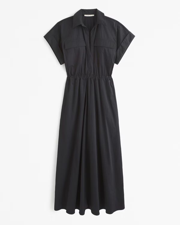 Women's Utility Maxi Shirt Dress | Women's Dresses & Jumpsuits | Abercrombie.com | Abercrombie & Fitch (US)