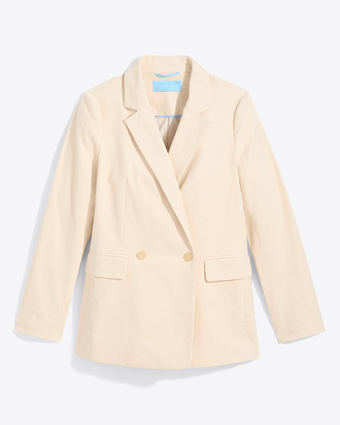 Double Breasted Blazer in Stretch Corduroy | Draper James (US)