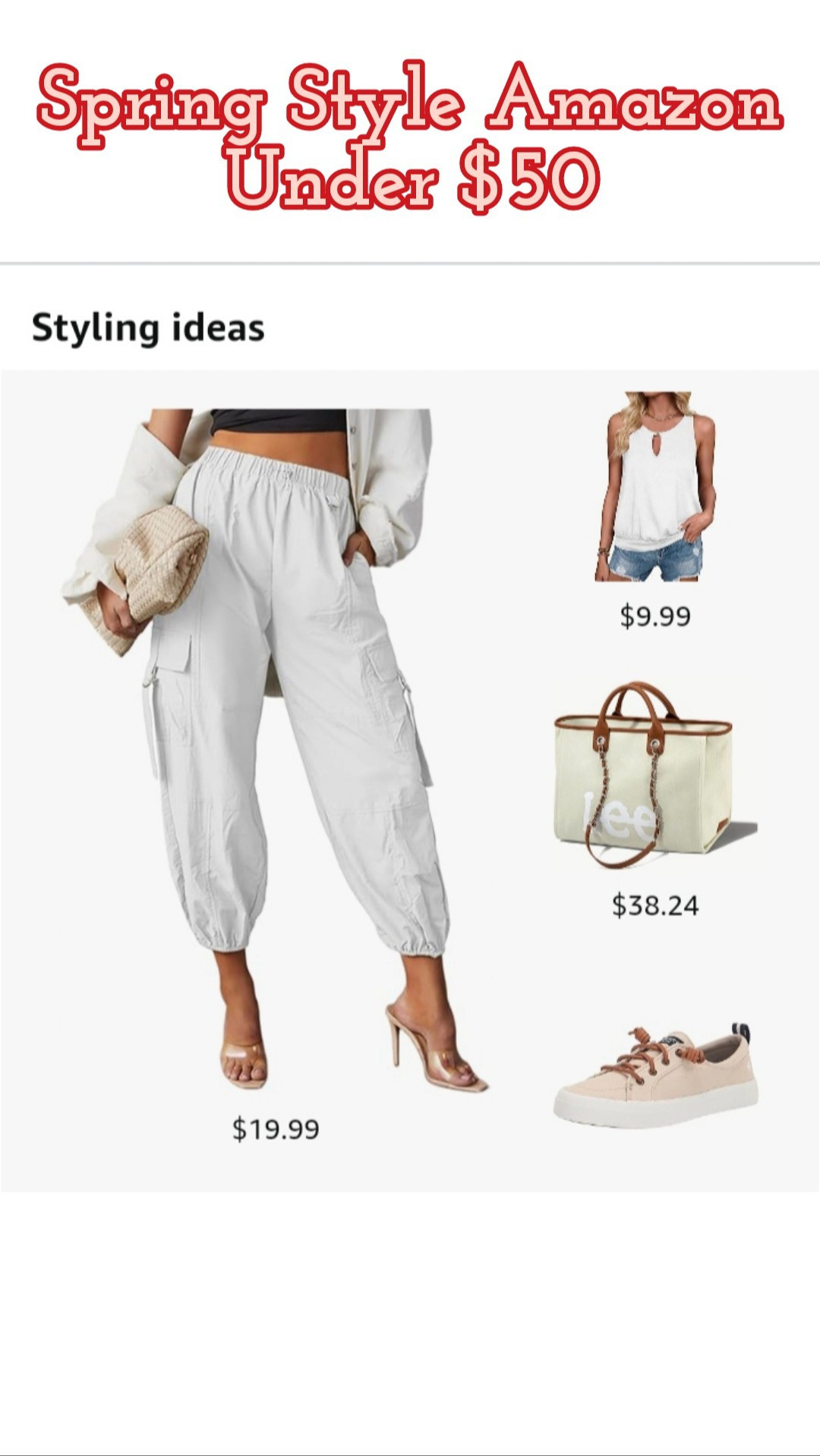 Spring styling ideas under $50 on AMAZON. 

#LTKSpringSale #LTKFindsUnder50 #LTKSaleAlert
