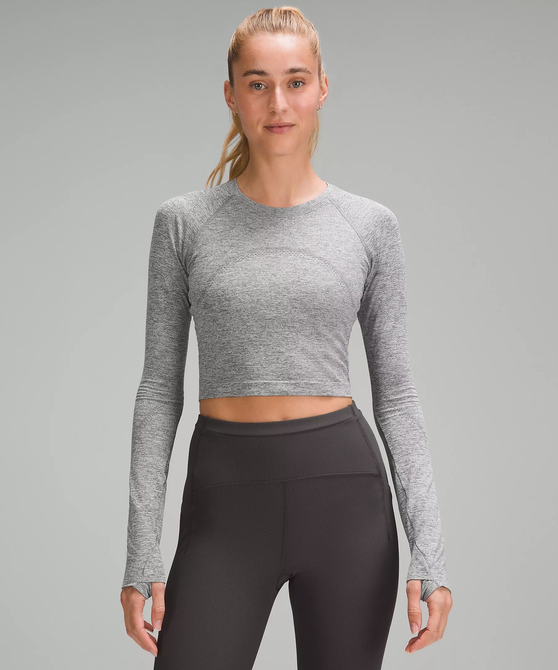 Swiftly Tech Cropped Long-Sleeve Shirt 2.0 | Lululemon (US)