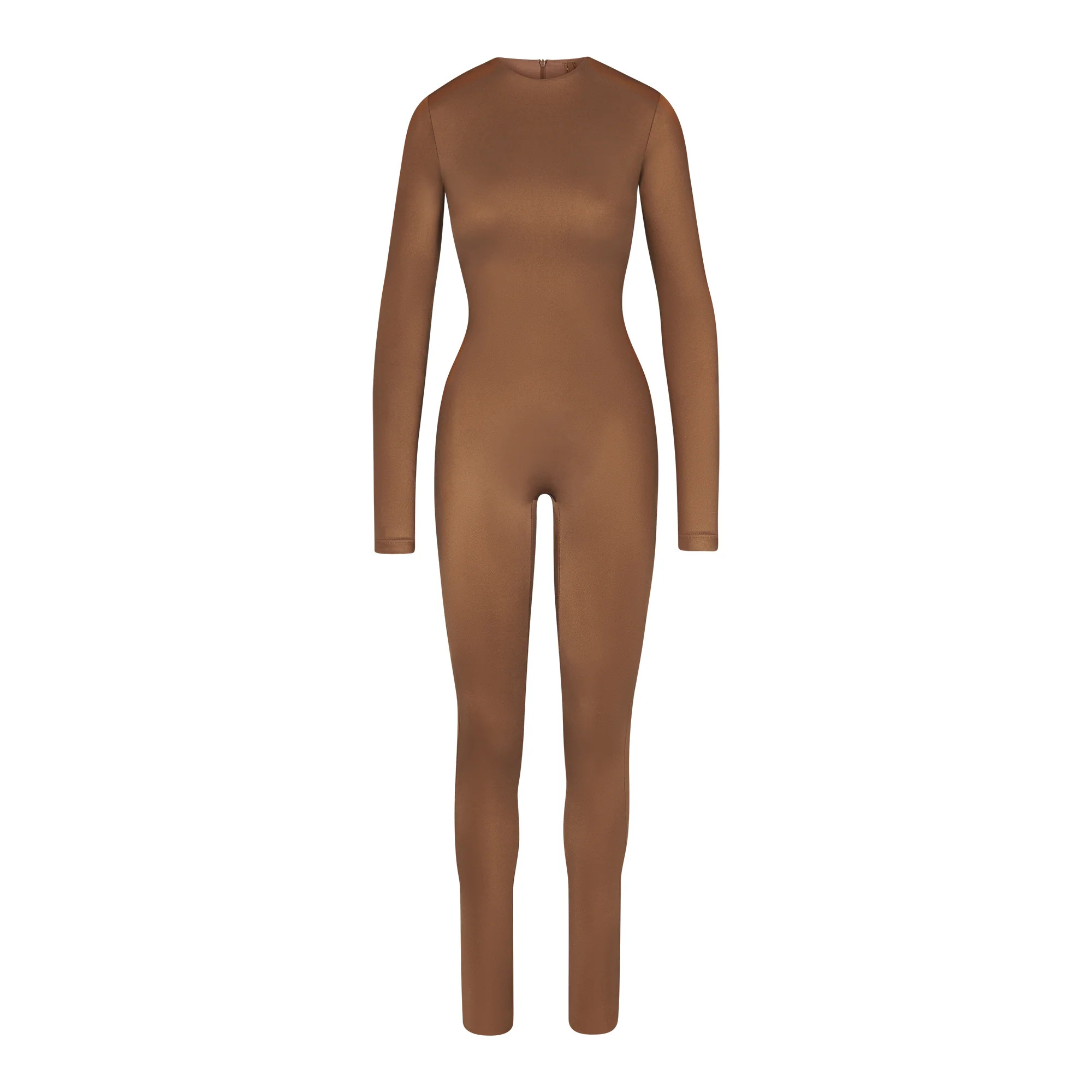 ALL-IN-ONE SHINE CREW NECK LONG SLEEVE ONESIE | SKIMS (US)