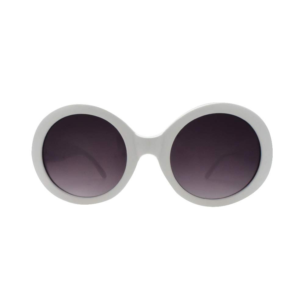 Pop Fashionwear® Womens Fashion Circle Round Jackie O Bold Chic Sunglasses Polarized Lens | Amazon (US)