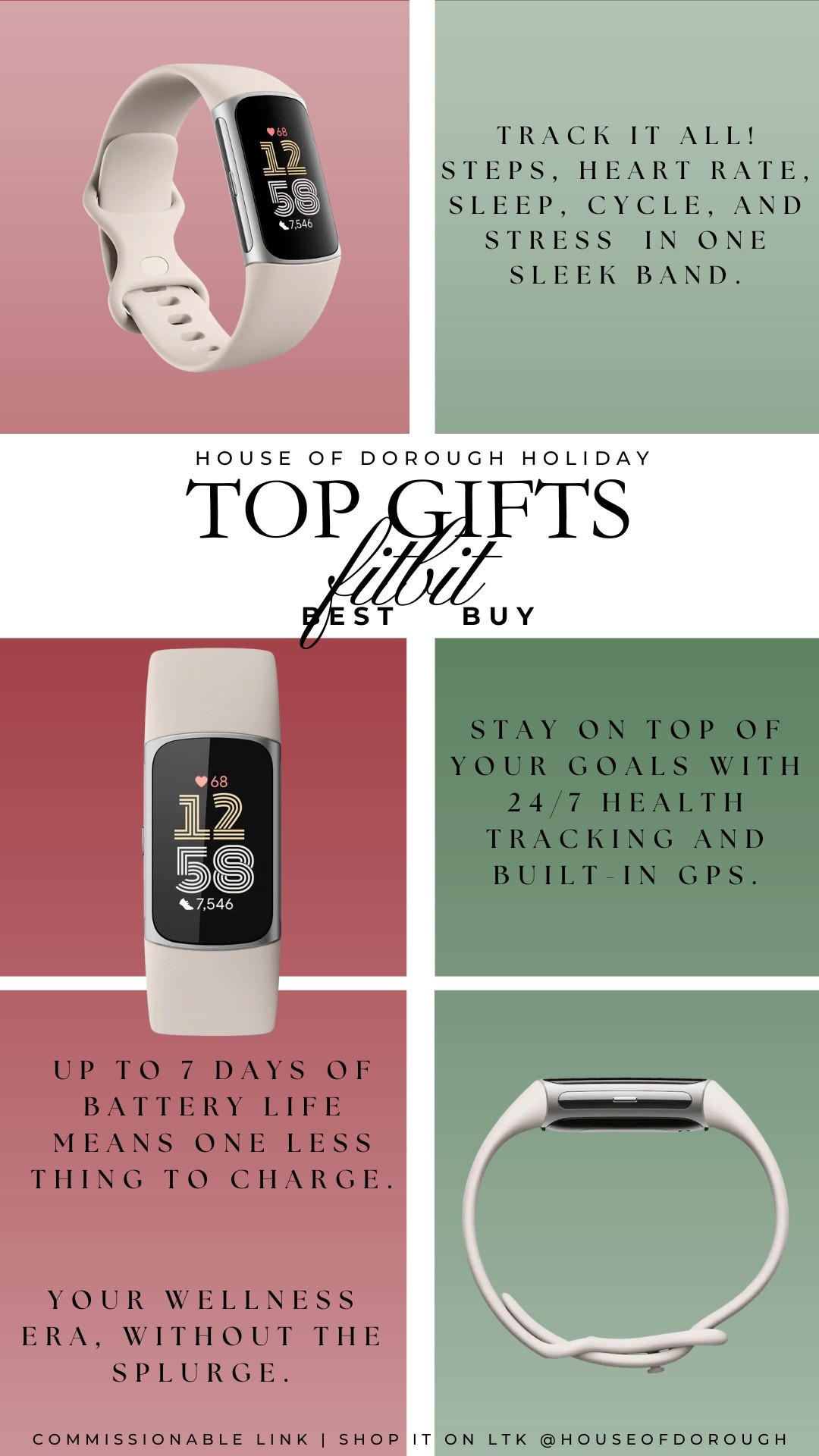 The fitbit is the perfect gift this season! 

Gift guides, holiday gifts, gifts for active couple, gifts for her, gifts for him, workouts 

#LTKGiftGuide #LTKActive #LTKfitnessgoals