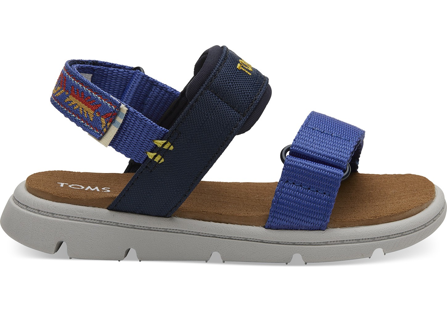 Navy Global Webbing Tiny TOMS Ray Sandals  | TOMS® | TOMS (US)