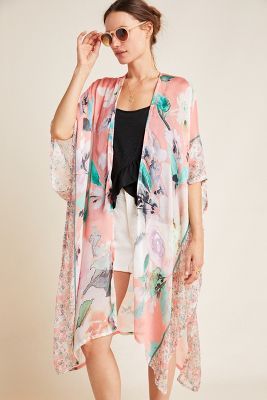 Calliope Floral Kimono | Anthropologie (US)