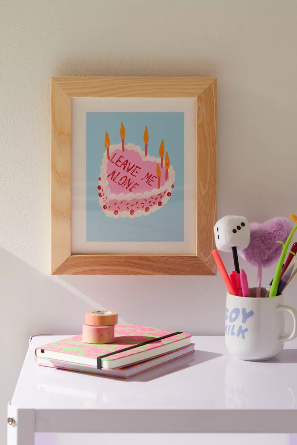 Chromoeye Leave Me Alone Art Print | Urban Outfitters (US and RoW)