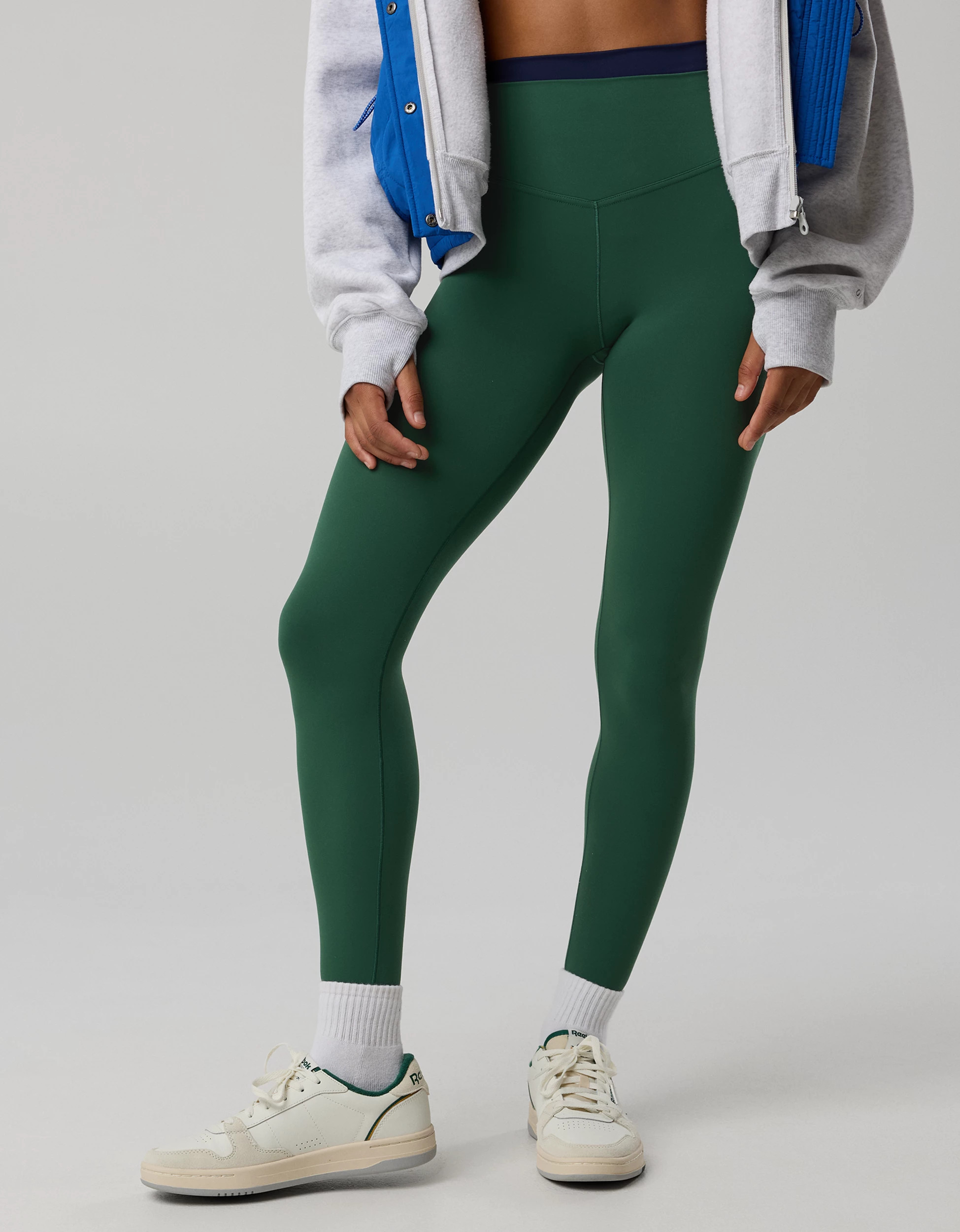 New + Matching Set OFFLINE By Aerie Real Me XTRA High Waisted Layered Legging | American Eagle Outfitters (US & CA)