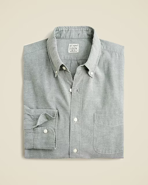 Broken-in organic cotton oxford shirt | J. Crew US
